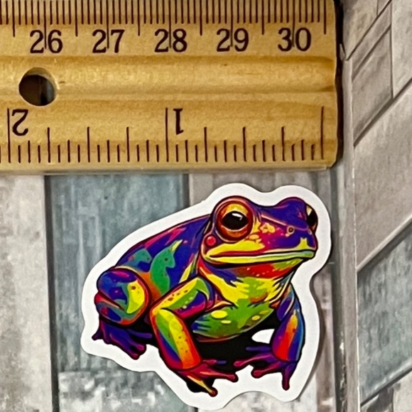 ๐10/$10๐ Psychedelic Frog Waterproof Sticker Decal - Picture 1 of 1